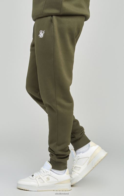 SikSilk Men Khaki Essential Cuffed Jogger XTFJ518 Apparel