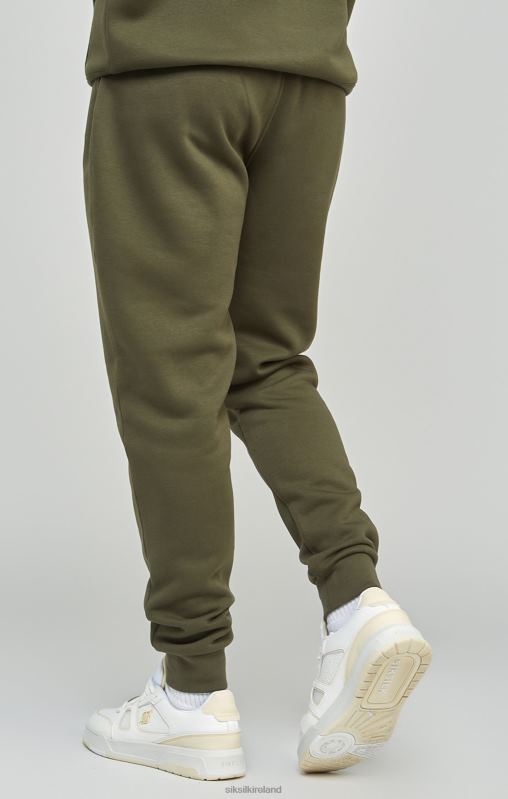 SikSilk Men Khaki Essential Cuffed Jogger XTFJ518 Apparel