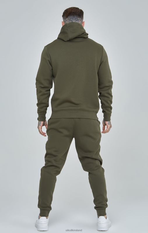 SikSilk Men Khaki Essential Cuffed Jogger XTFJ518 Apparel