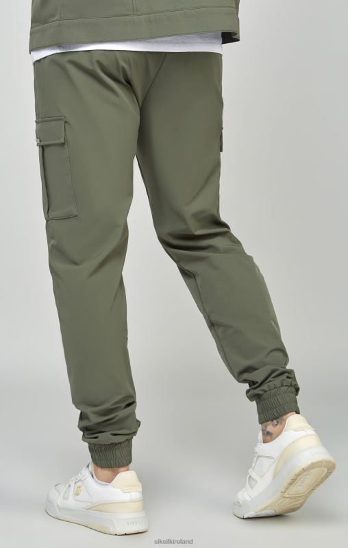 SikSilk Men Khaki Utility Cargo Jogger XTFJ511 Apparel