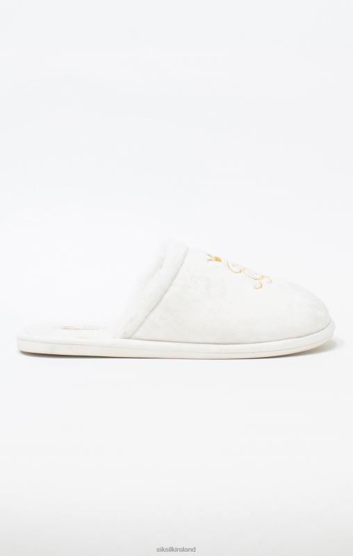 SikSilk x Men Messi White Slippers XTFJ8 Footwear