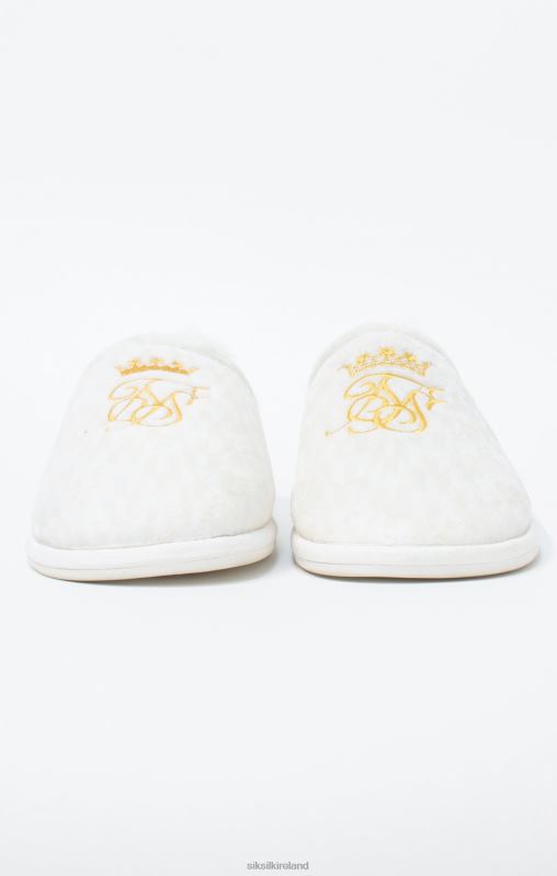 SikSilk x Men Messi White Slippers XTFJ8 Footwear