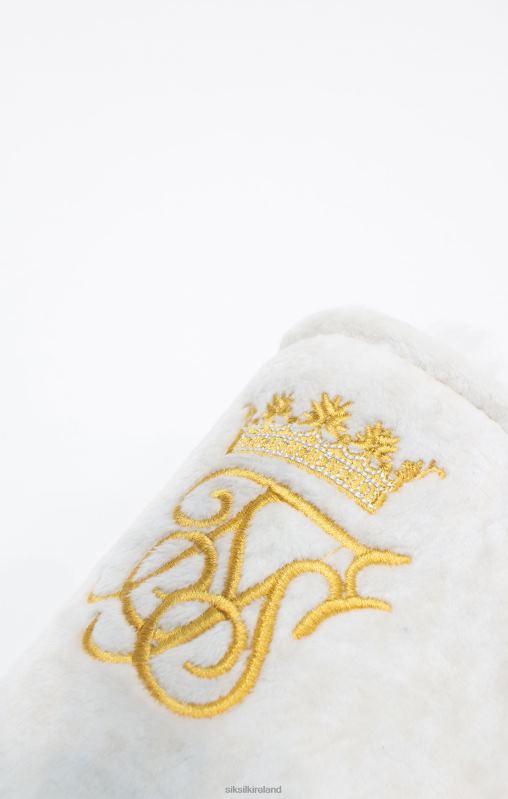 SikSilk x Men Messi White Slippers XTFJ8 Footwear