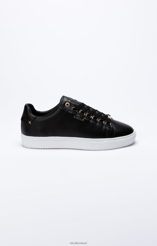 SikSilk Men Black Classic Trainer With Metal D-Rings XTFJ10 Footwear