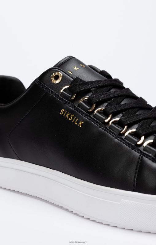 SikSilk Men Black Classic Trainer With Metal D-Rings XTFJ10 Footwear