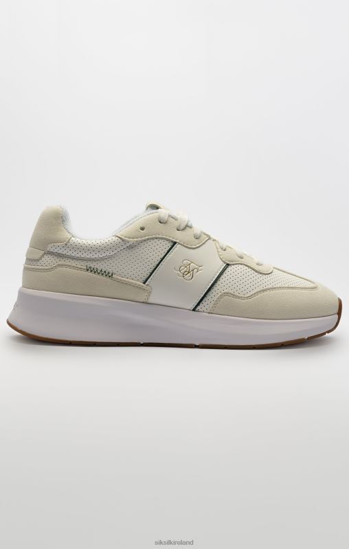 SikSilk Men Ecru Wira Racer Trainer XTFJ1 Footwear