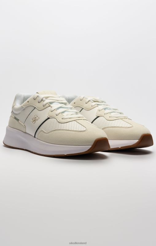 SikSilk Men Ecru Wira Racer Trainer XTFJ1 Footwear