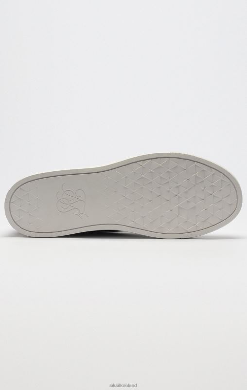 SikSilk Men White Kirkie Snakeskin Effect XTFJ16 Footwear