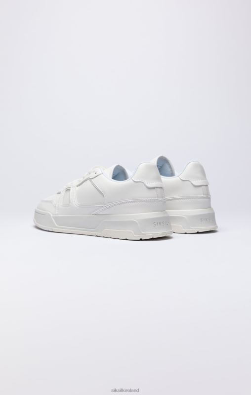 SikSilk Men White Low-Top Court Trainer XTFJ14 Footwear