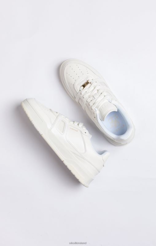 SikSilk Men White Low-Top Court Trainer XTFJ14 Footwear
