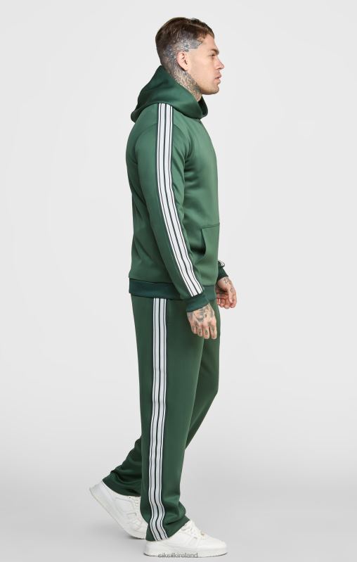 SikSilk Men Green Smart Overhead Hoodie XTFJ434 Apparel