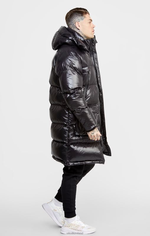 SikSilk Men Black Managers Coat XTFJ497 Apparel