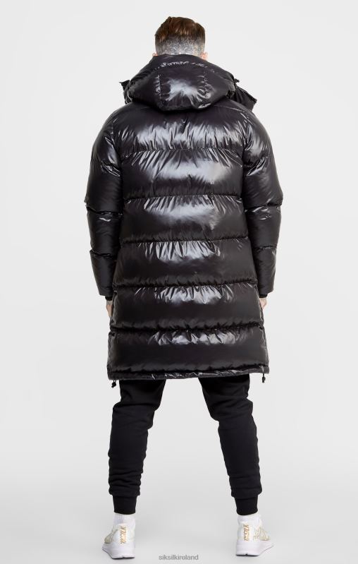 SikSilk Men Black Managers Coat XTFJ497 Apparel
