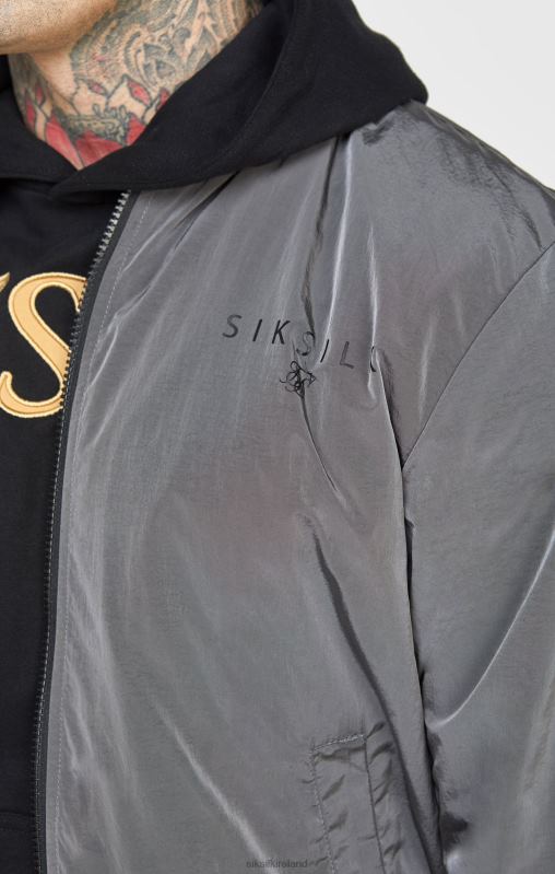 SikSilk Men Black Reversible Bomber XTFJ502 Apparel