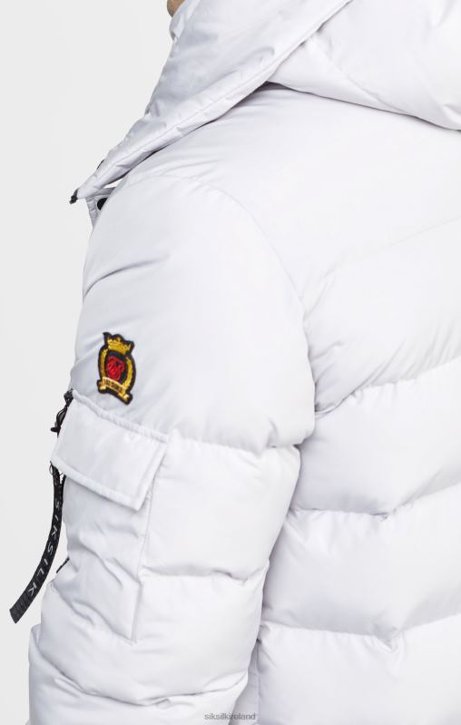 SikSilk Men Grey Parka Jacket XTFJ487 Apparel