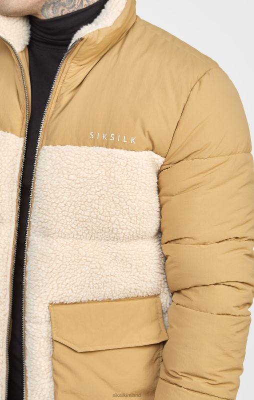 SikSilk Men Stone Bubble Jacket XTFJ474 Apparel