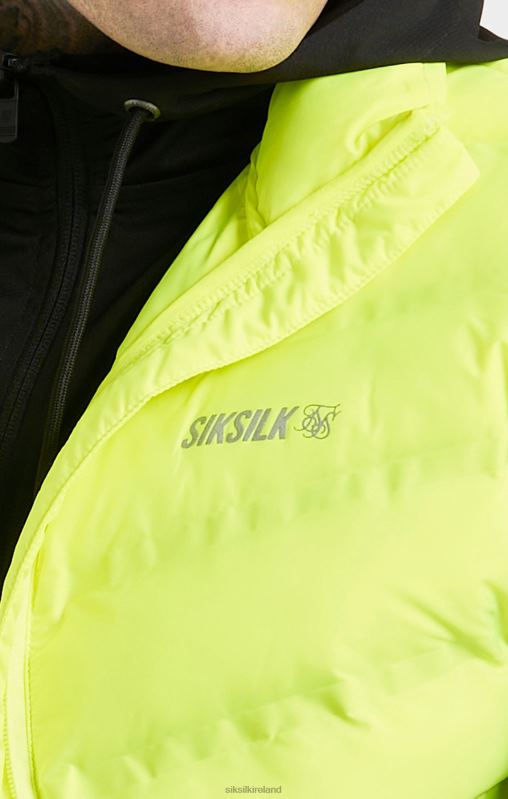 SikSilk Men Yellow Sports Gilet XTFJ492 Apparel