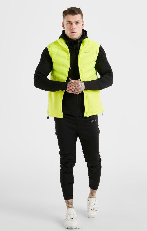 SikSilk Men Yellow Sports Gilet XTFJ492 Apparel