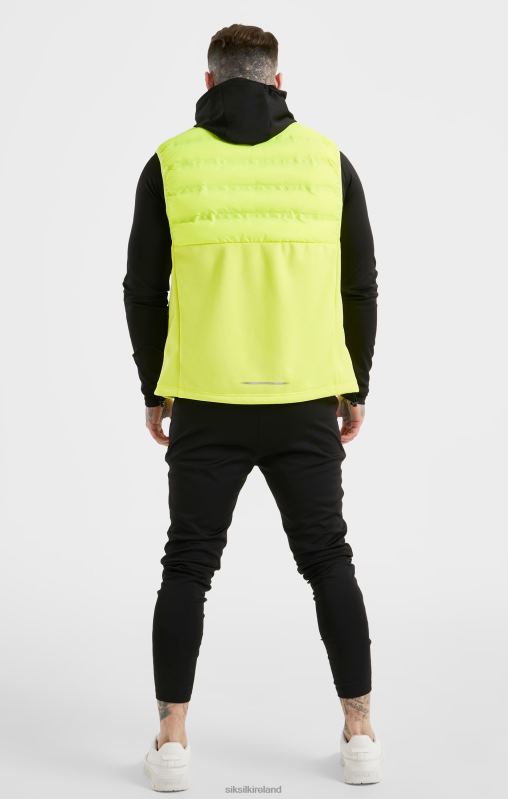 SikSilk Men Yellow Sports Gilet XTFJ492 Apparel