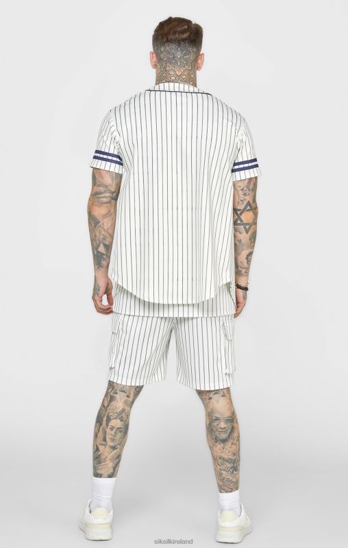 SikSilk Men Beige Baseball Jersey XTFJ391 Apparel