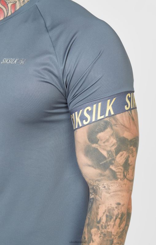 SikSilk Men Charcoal Sports Tech T-Shirt XTFJ365 Apparel