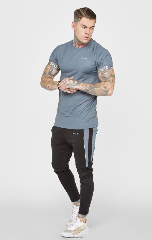 SikSilk Men Charcoal Sports Tech T-Shirt XTFJ365 Apparel