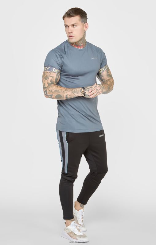 SikSilk Men Charcoal Sports Tech T-Shirt XTFJ365 Apparel