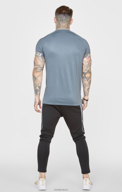 SikSilk Men Charcoal Sports Tech T-Shirt XTFJ365 Apparel