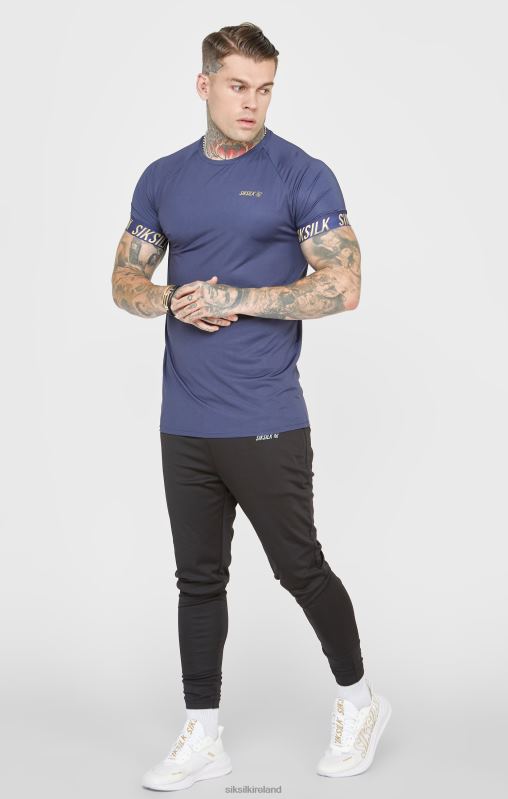 SikSilk Men Navy Sports T-Shirt XTFJ371 Apparel