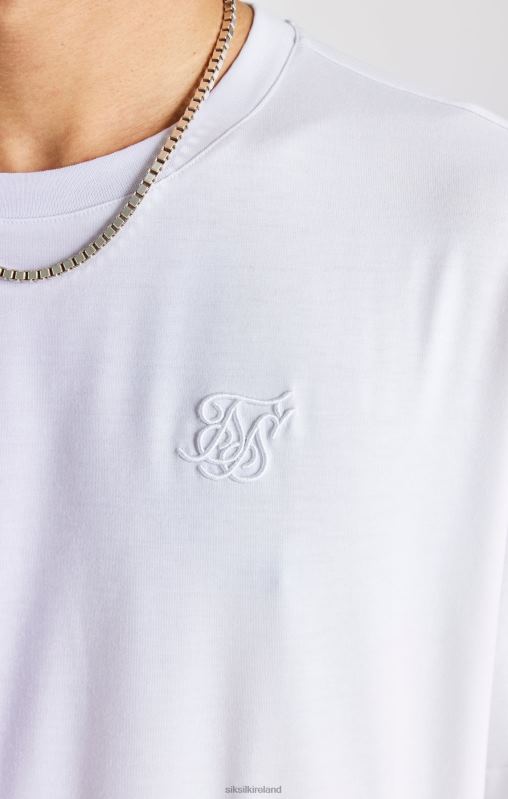 SikSilk Men Purple Print Oversized Short Sleeve T-Shirt XTFJ405 Apparel