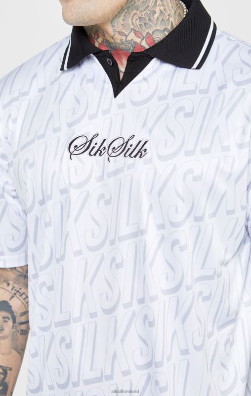 SikSilk Men White Football Jersey XTFJ380 Apparel