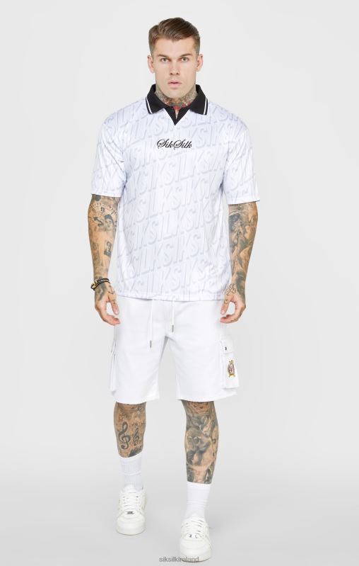 SikSilk Men White Football Jersey XTFJ380 Apparel