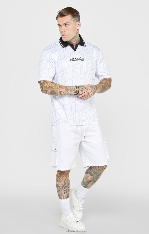 SikSilk Men White Football Jersey XTFJ380 Apparel