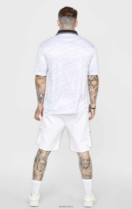 SikSilk Men White Football Jersey XTFJ380 Apparel