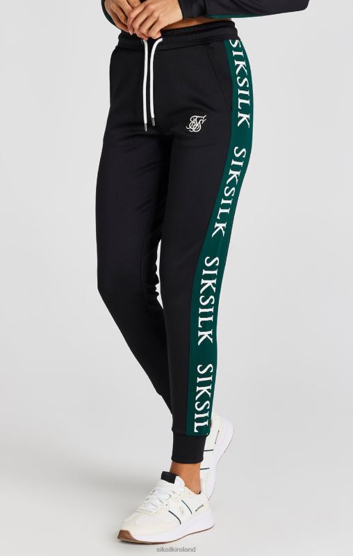 SikSilk Women Black Track Pant XTFJ156 Apparel