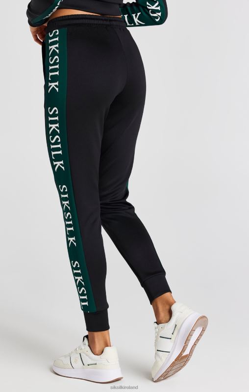 SikSilk Women Black Track Pant XTFJ156 Apparel