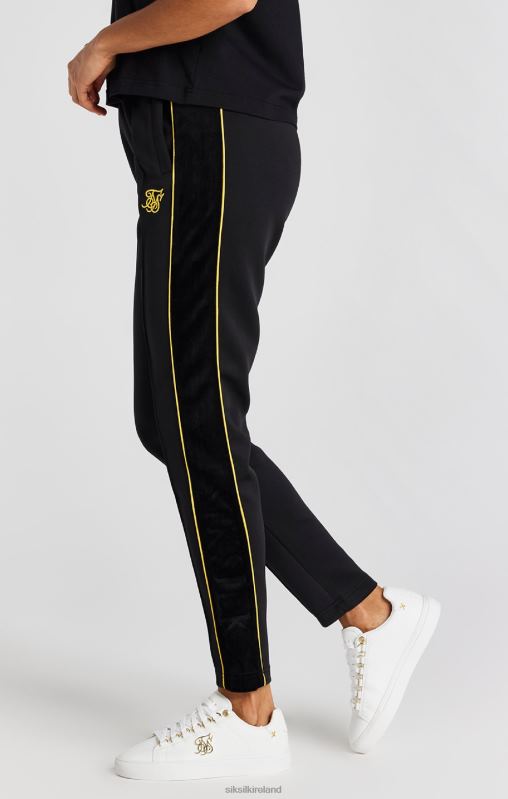 SikSilk Women Black Track Pant XTFJ160 Apparel