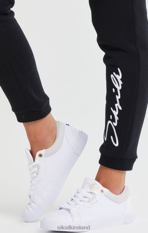 SikSilk Women Essential Jogger - Black XTFJ166 Apparel