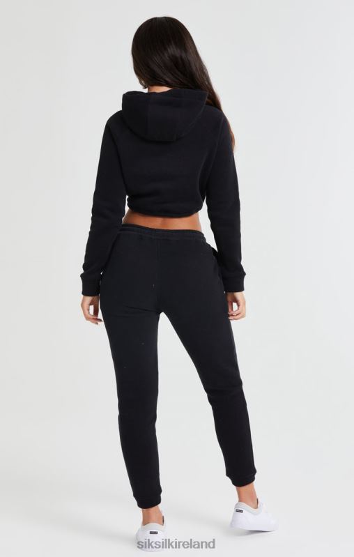 SikSilk Women Essential Jogger - Black XTFJ166 Apparel