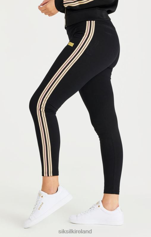 SikSilk Women Black High Waist Legging XTFJ173 Apparel