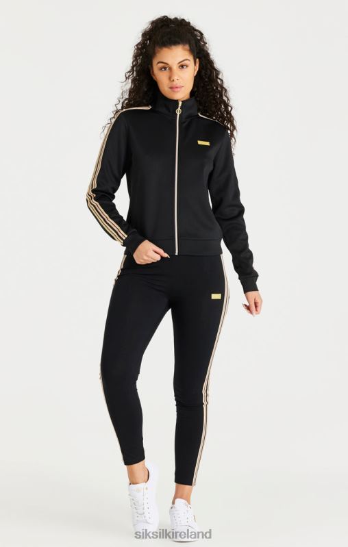 SikSilk Women Black High Waist Legging XTFJ173 Apparel