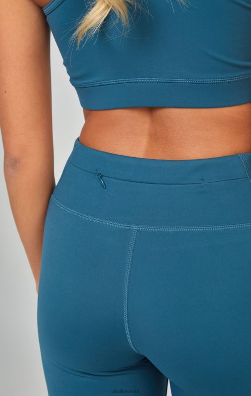 SikSilk Women Teal Sports Essentials Legging XTFJ172 Apparel