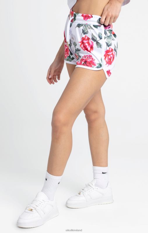 SikSilk Women Ecru Floral Short XTFJ204 Apparel