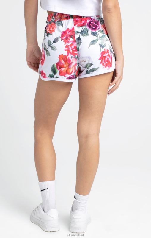 SikSilk Women Ecru Floral Short XTFJ204 Apparel