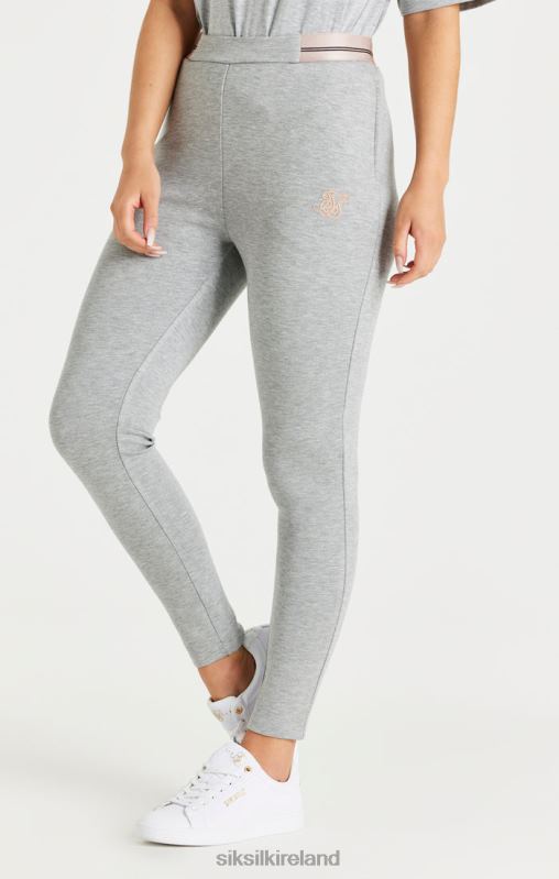 SikSilk Women Grey Marl Track Pant XTFJ186 Apparel