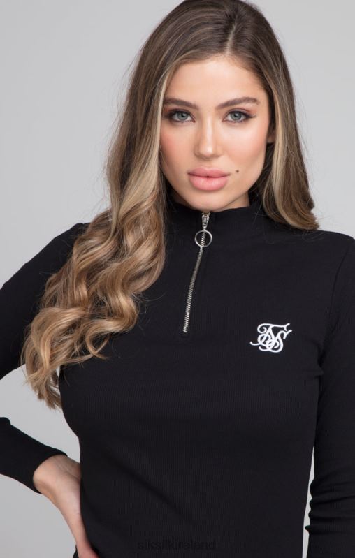 SikSilk Women Velocity Bodycon Dress - Black XTFJ153 Apparel