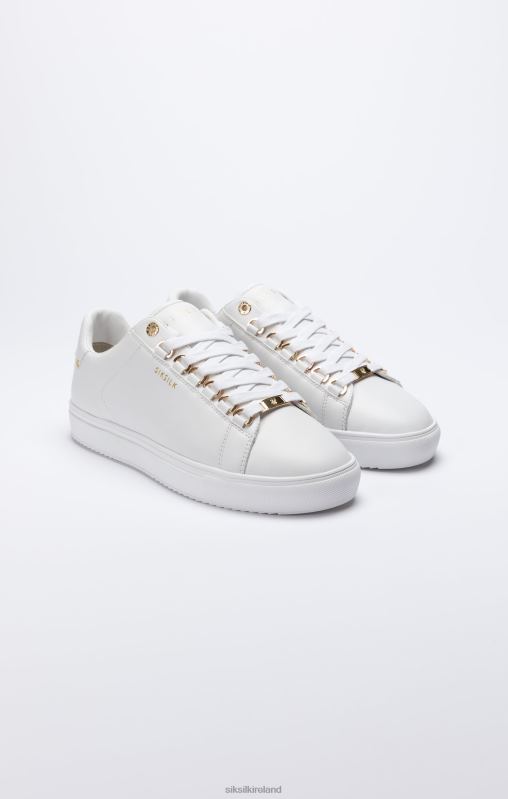 SikSilk Women Barra - White White & Gold XTFJ275 Footwear