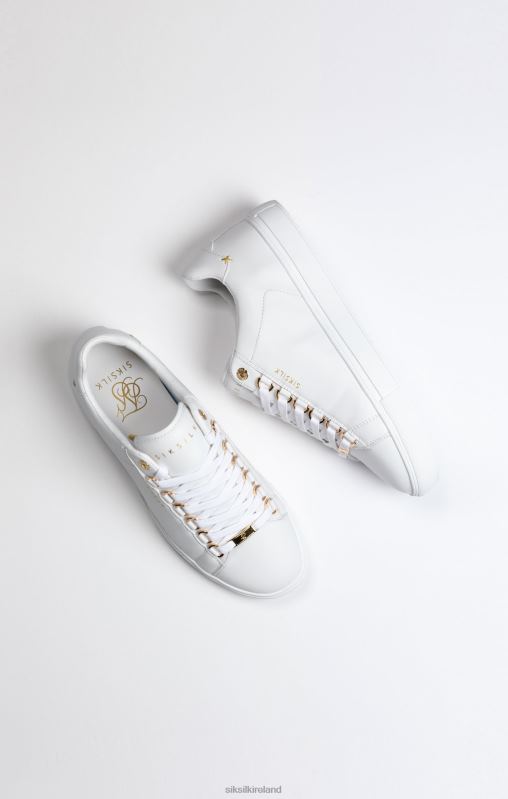 SikSilk Women Barra - White White & Gold XTFJ275 Footwear