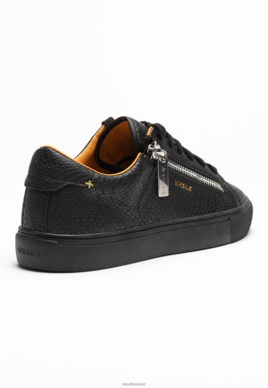 SikSilk Women Black Kirkie Snakeskin XTFJ277 Footwear