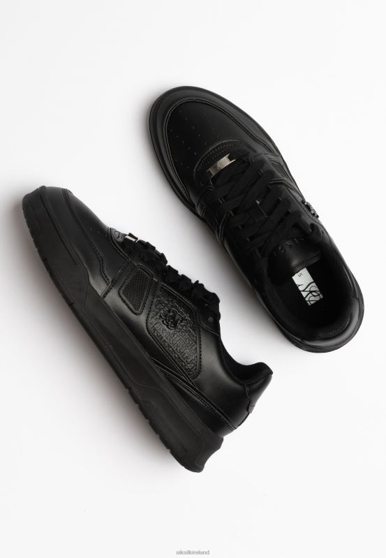 SikSilk Women Black Low Top Court Trainer XTFJ263 Footwear